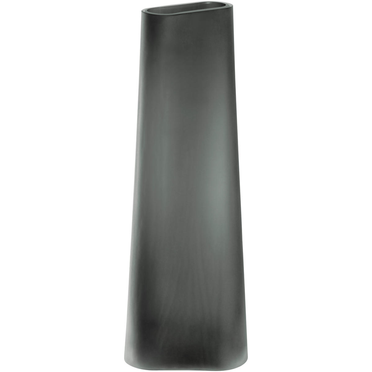 VAZA   14,5/42/11,5 cm   staklo  - siva, Basics, staklo (14,5/42/11,5cm) - Leonardo