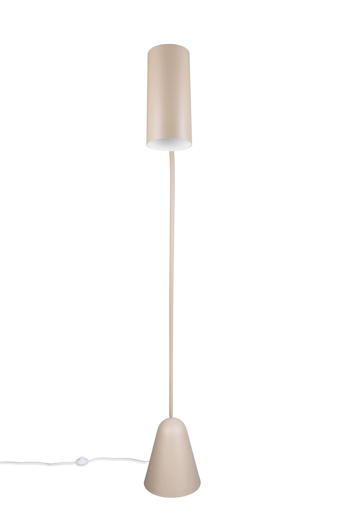 STEHLEUCHTE    - Beige, KONVENTIONELL, Metall (206/30/85,5cm) - Cinque