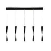 LED SVJETILJKA VISEĆA    100/8/120 cm    Paddle  - crna, Basics, metal (100/8/120cm)