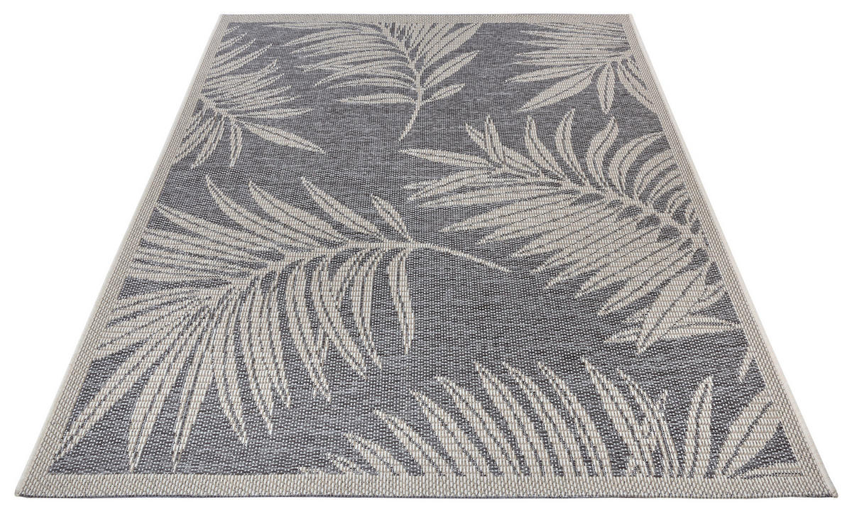 OUTDOORTEPPICH 155/235 cm Clyde Creme, Grau  - Creme/Grau, Design, Kunststoff (155/235cm)