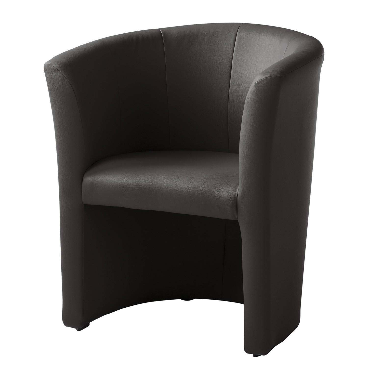 COCKTAILSESSEL - Dunkelbraun/Schwarz, Design, Kunststoff/Textil (66/75/56cm) - P & B