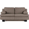 SCHLAFSOFA Flachgewebe Taupe  - Taupe/Wengefarben, KONVENTIONELL, Holz/Textil (203/94/100cm) - Novel
