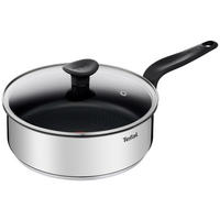PANNA   24 cm  - stålfärgad/transparent, Design, metall/glas (24cm) - Tefal