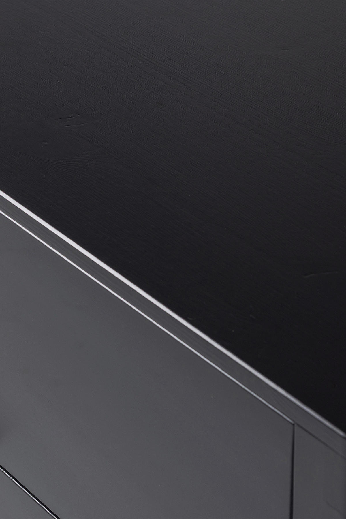 KOMMODE Gunnar  in 94/93/52 cm  - Schwarz, Design, Holz/Metall (94/93/52cm) - Livetastic