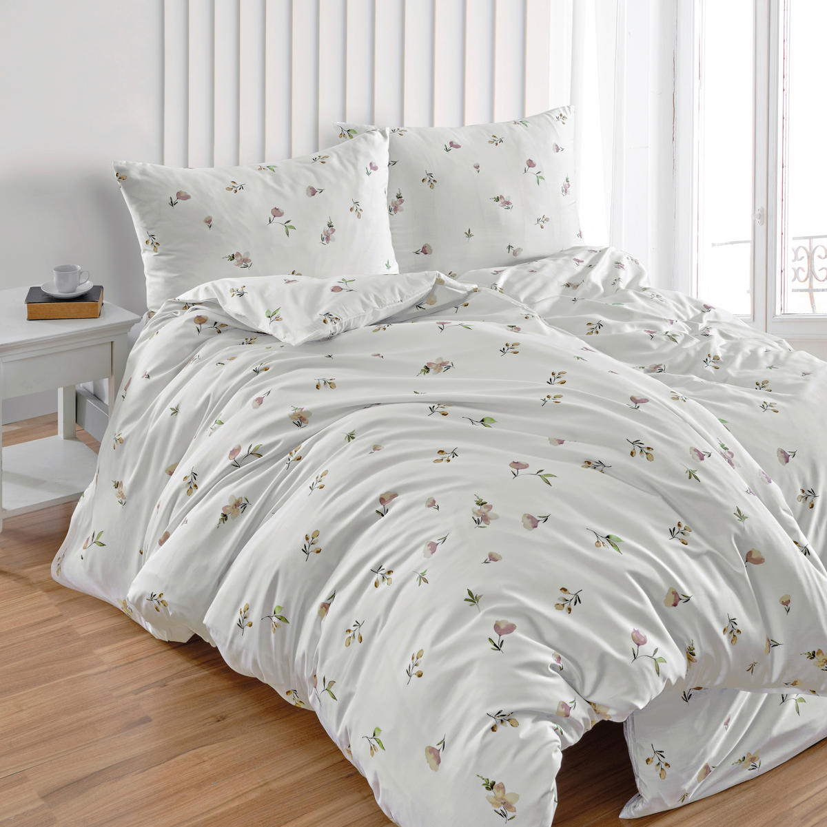 BETTWÄSCHE 4-teilig Satin 135/200 cm  - Rosa, Basics, Textil (135/200cm) - Florella