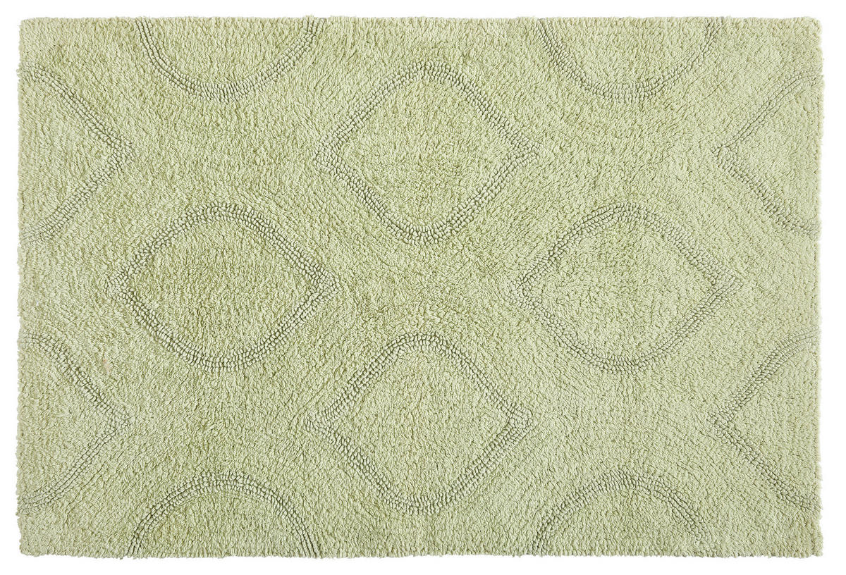 BADEMATTE Grün 60/90 cm  - Grün, Textil (60/90cm) - Esposa