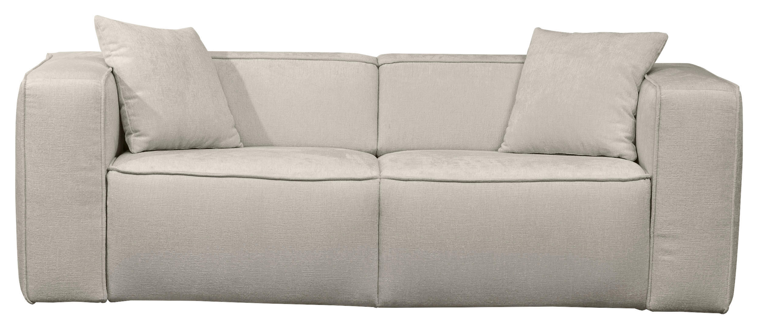 SCHLAFSOFA Chenille Beige, Hellbraun  - Hellbraun/Beige, Design, Kunststoff/Textil (227/74/105cm) - Novel