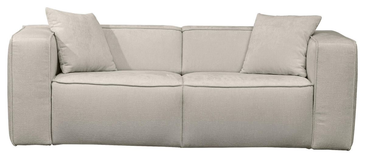 SCHLAFSOFA  in Chenille Beige, Hellbraun  - Hellbraun/Beige, Design, Kunststoff/Textil (227/74/105cm) - Novel