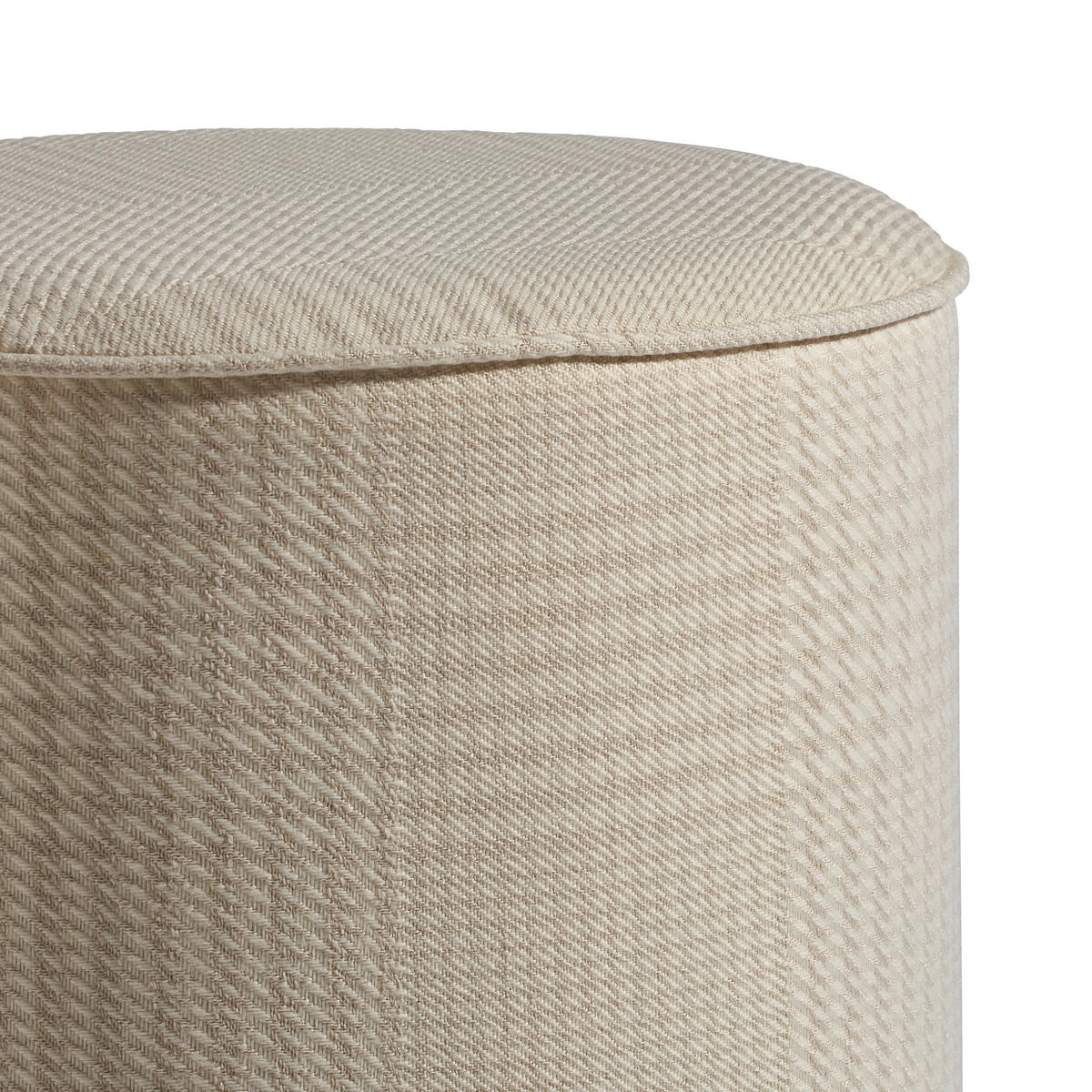 TABURET, textil, kompozitní dřevo, 35/44/35 cm - béžová, Design, kompozitní dřevo/textil (35/44/35cm) - MID.YOU