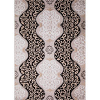 VINTAGE-TEPPICH 120/170 cm Eleysa Schwarz, Weiß, Beige  - Beige/Schwarz, LIFESTYLE, Textil (120/170cm)