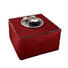 HOCKER Echtleder Rot - Rot, Design, Leder (80/43/80cm) - WISCHI BLACK LABEL