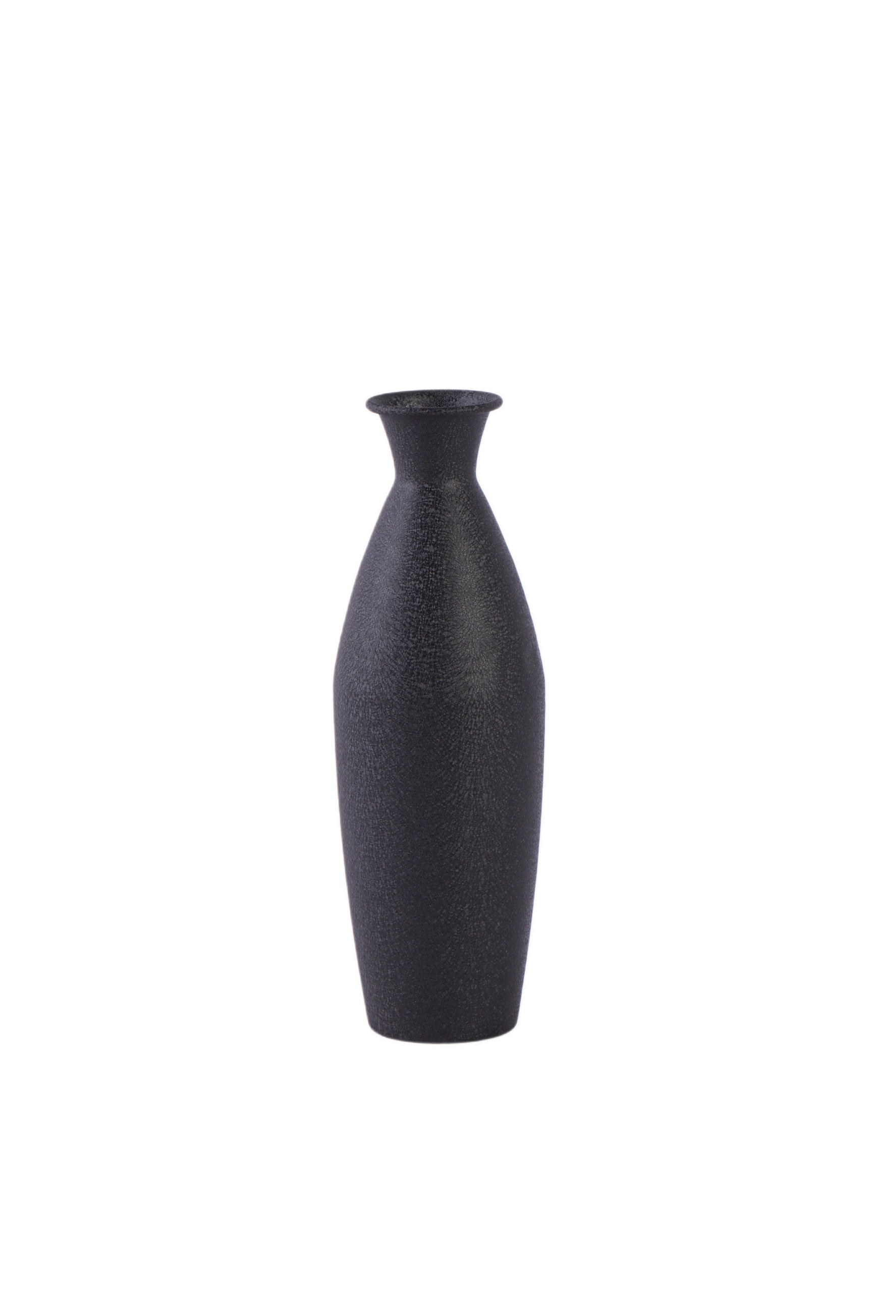 DEKOVASE  - Schwarz, Basics, Metall (10,5/10,5/30,5cm) - Cor Mulder