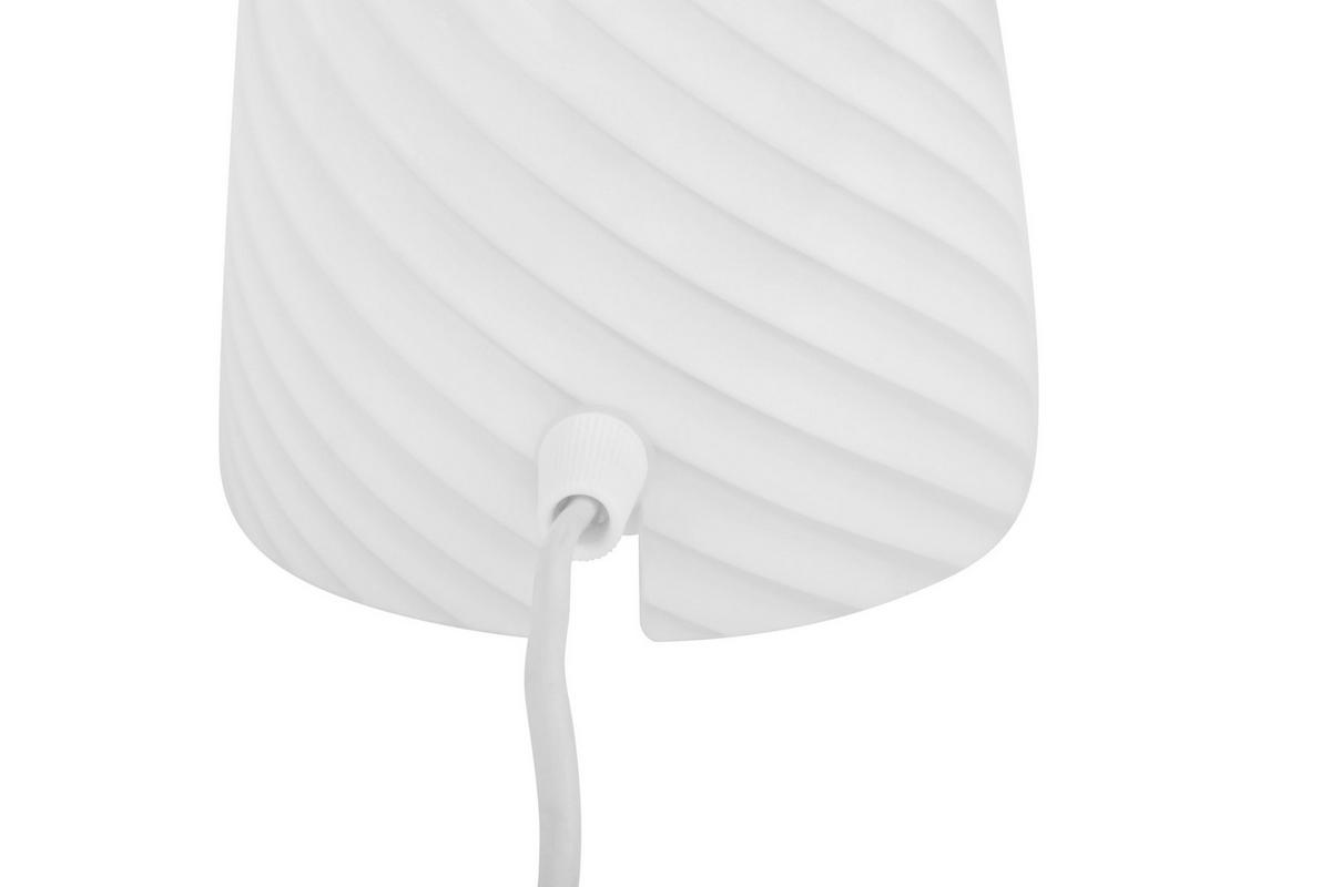 ASZTALI LÁMPA - fehér, Konventionell, Üveg (21/28cm) - Novel