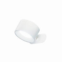 AKKU-WANDLEUCHTE - Weiß, KONVENTIONELL, Metall (4,5/8cm)