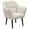 SESSEL in Webstoff Beige  - Beige/Schwarz, Konventionell, Holz/Textil (84/87/70cm) - MID.YOU