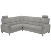 ECKSOFA in Grau  - Grau, Design (219/270cm) - Livetastic