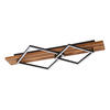 LED-DECKENLEUCHTE 78/40,5/9 cm   - Schwarz/Braun, Natur, Holz/Kunststoff (78/40,5/9cm)