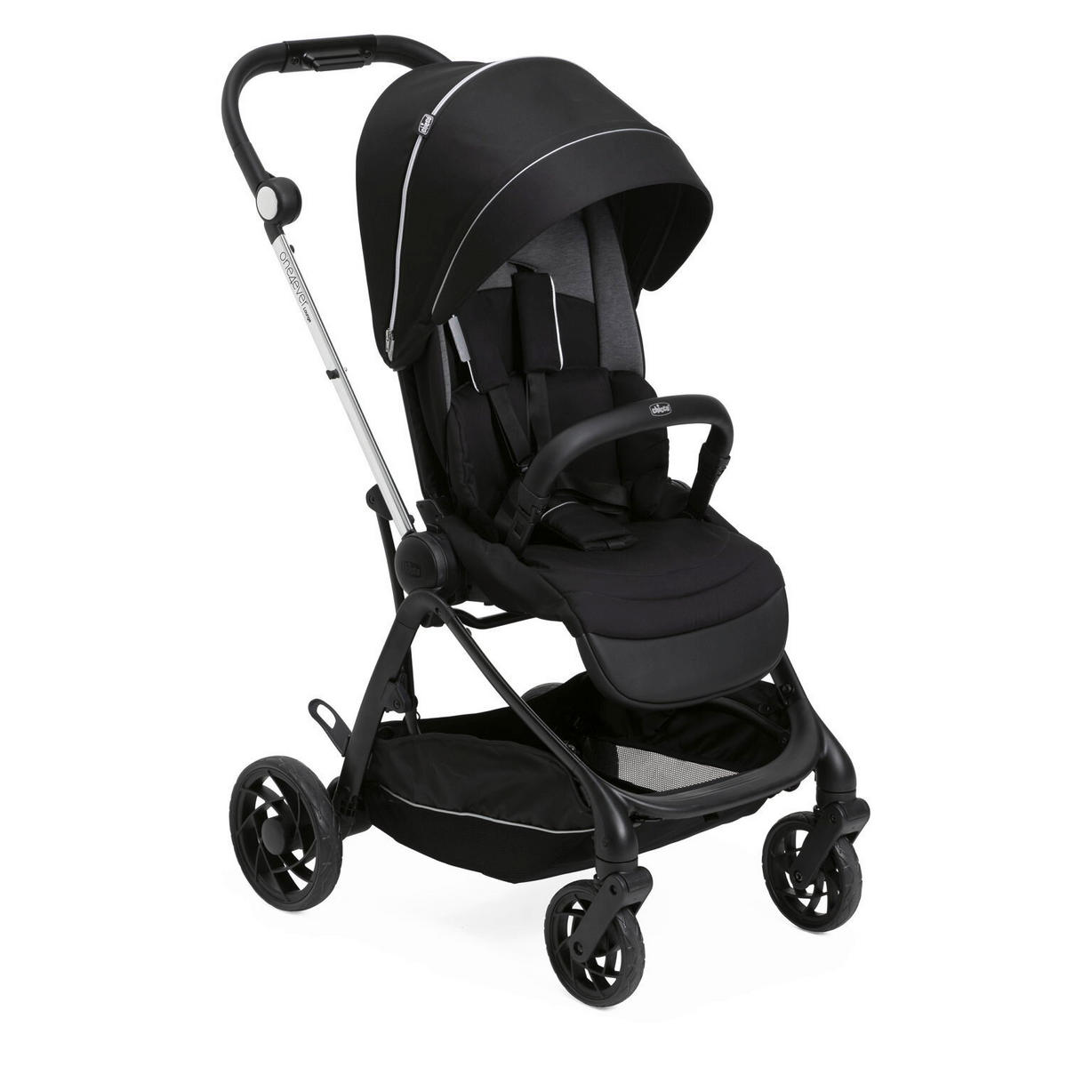 BUGGY One4ever Lounge  - Schwarz, Basics, Textil/Metall (51/99-109/78cm) - Chicco