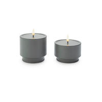 LED-DEKOLEUCHTE - Dunkelgrau, Basics, Metall (9/6,5 / 8,5cm) - STT