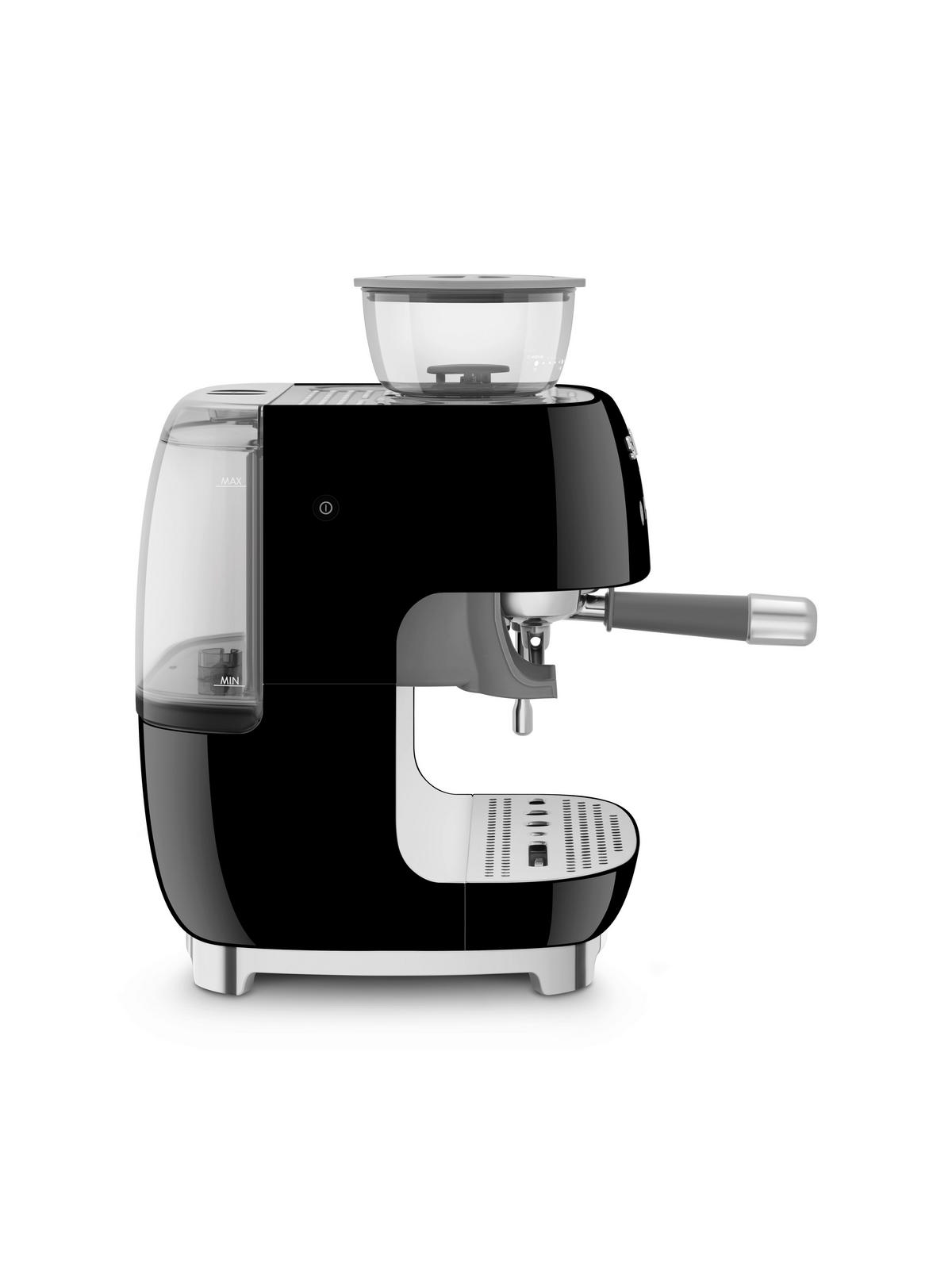 ESPRESSOMASCHINE 50's Style  - Schwarz, Trend, Metall (33.4/44.3/43.0cm) - SMEG