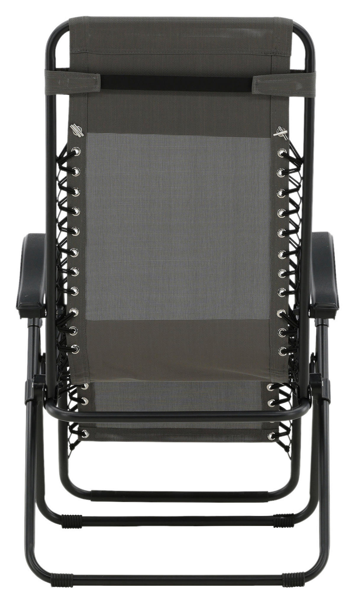 GARTEN-RELAXSESSEL 68/112/90 cm  - Grau, KONVENTIONELL, Kunststoff/Textil (68/112/90cm) - Gardenson