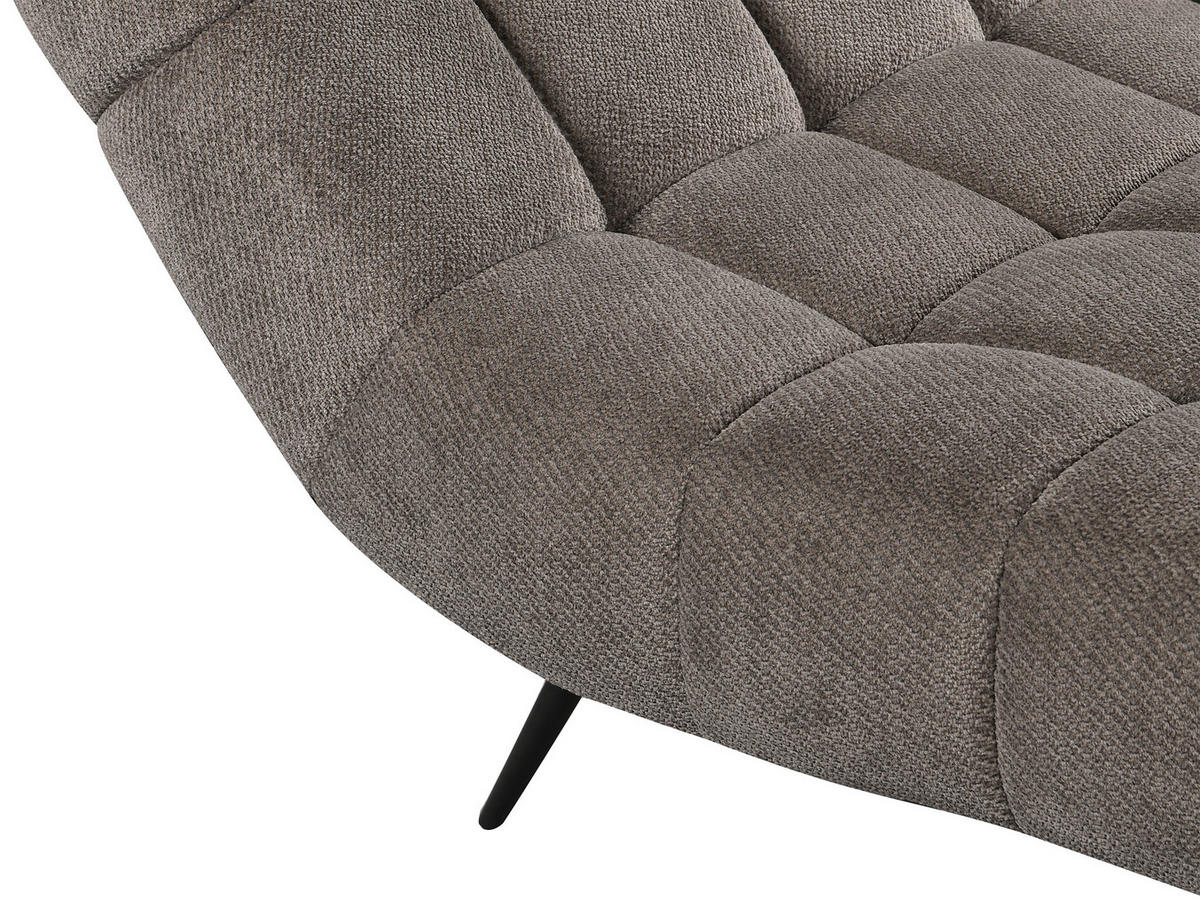 RELAXAČNÍ VÁLENDA, textil, šedá - šedá/černá, Design, kov/textil (79/88/165cm) - MID.YOU