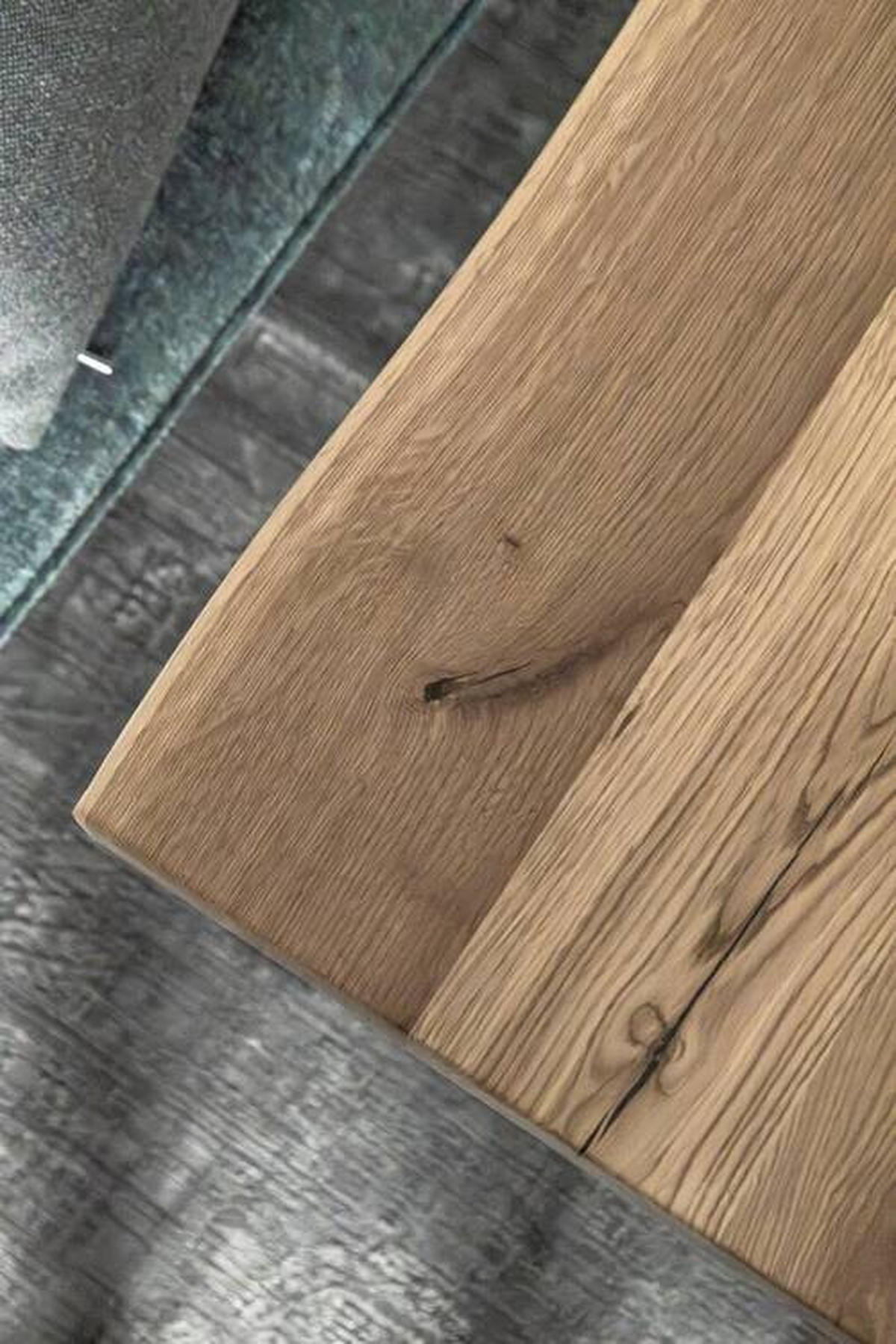 ESSTISCH in Holz, Metall 200/100/75 cm  - Eichefarben/Schwarz, Design, Holz/Metall (200/100/75cm) - Joop!