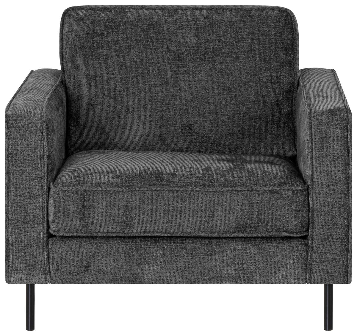 1-SITS i antracit  - svart/antracit, Klassisk, metall/textil (95/81/90cm) - Hom`in