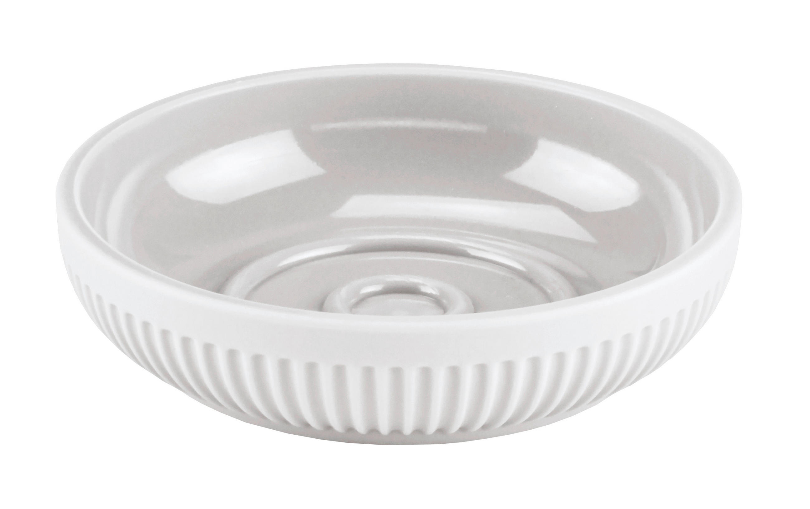 SEIFENSCHALE - Weiß, Design, Kunststoff (11,5/2,8/11,5cm) - Kleine Wolke