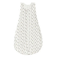 BABYSCHLAFSACK weiß mit grauen Sternen    90   - Weiß, Basics, Textil (90null) - Träumeland