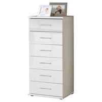 BYRÅ 46/103/40 cm  - vit/kromfärg, Klassisk, trämaterial/plast (46/103/40cm) - Xora