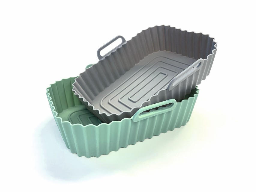 BACKFORMENSET - Grau/Mintgrün, Basics, Kunststoff (20/14/5cm) - GOURMETMAXX