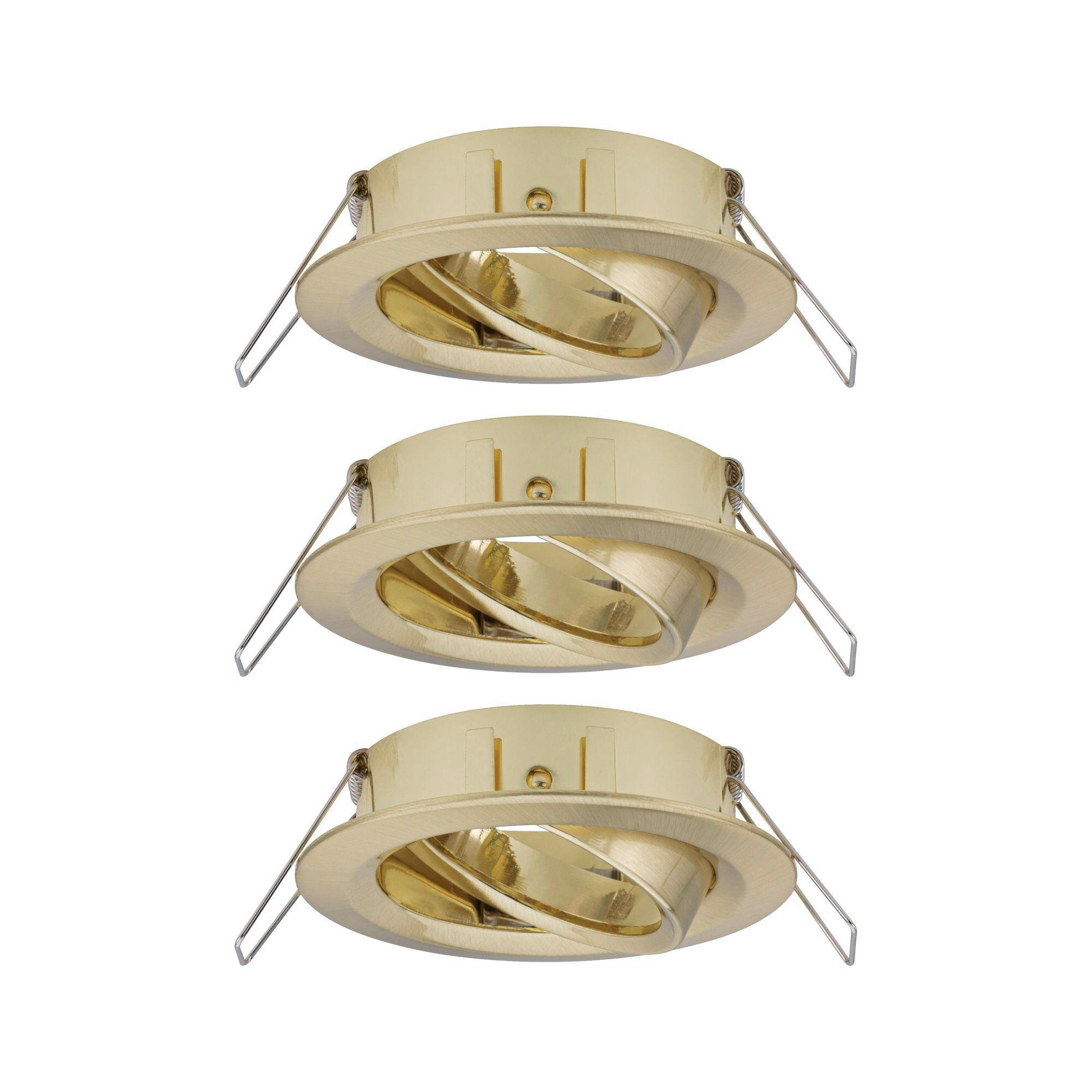 DECKENLEUCHTE 8,4 cm  - Messingfarben, Basics, Metall (8,4cm) - Paulmann