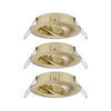 DECKENLEUCHTE 8,4 cm  - Messingfarben, Basics, Metall (8,4cm) - Paulmann