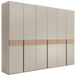DREHTÜRENSCHRANK  in Taupe, Eichefarben  - Taupe/Eichefarben, Design, Holz/Holzwerkstoff (299,2/229,4/59,5cm) - Dieter Knoll