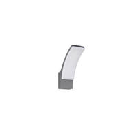 AUSSENWANDLEUCHTE - Weiss/Anthrazit, Design, Kunststoff/Metall (8/22,5/18,5cm)