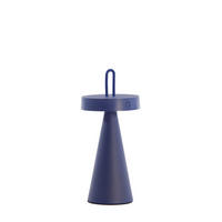 LED-TISCHLEUCHTE 13/28,5 cm   - Blau, Trend, Kunststoff/Metall (13/28,5cm) - Light & Living
