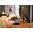 RELAXSESSEL in Leder Hellgrau  - Hellgrau/Schwarz, Design, Leder/Metall (76/108/86cm) - Dieter Knoll