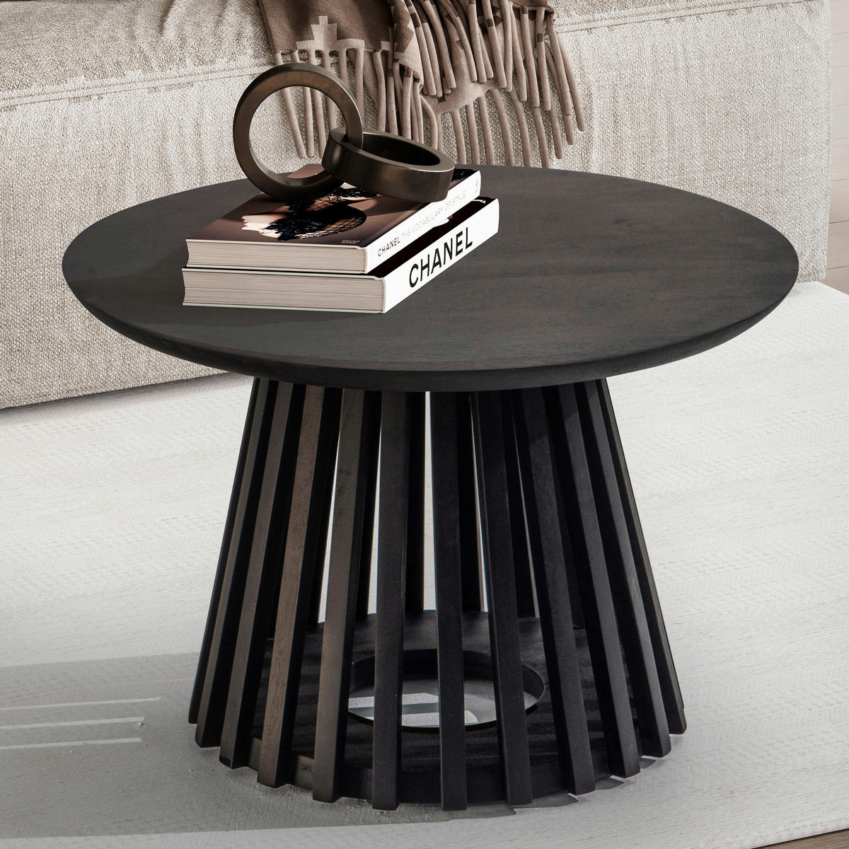 COUCHTISCH in Holz 60/60/41 cm  - Schwarz, Design, Holz (60/60/41cm) - MID.YOU