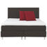BOXSPRINGBETT 180/210 cm INKL. Matratze - Alufarben/Braun, KONVENTIONELL, Textil/Metall (180/210cm) - Jensen BOXSPRINGBETT 180/210 cm INKL. Matratze - Alufarben/Braun, KONVENTIONELL, Textil/Metall (180/210cm) - Jensen