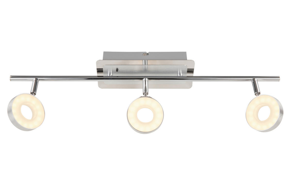 LED REFLEKTOR - boja hroma/boja aluminijuma, Trendi, metal (60,5/9/18,5cm) - Novel