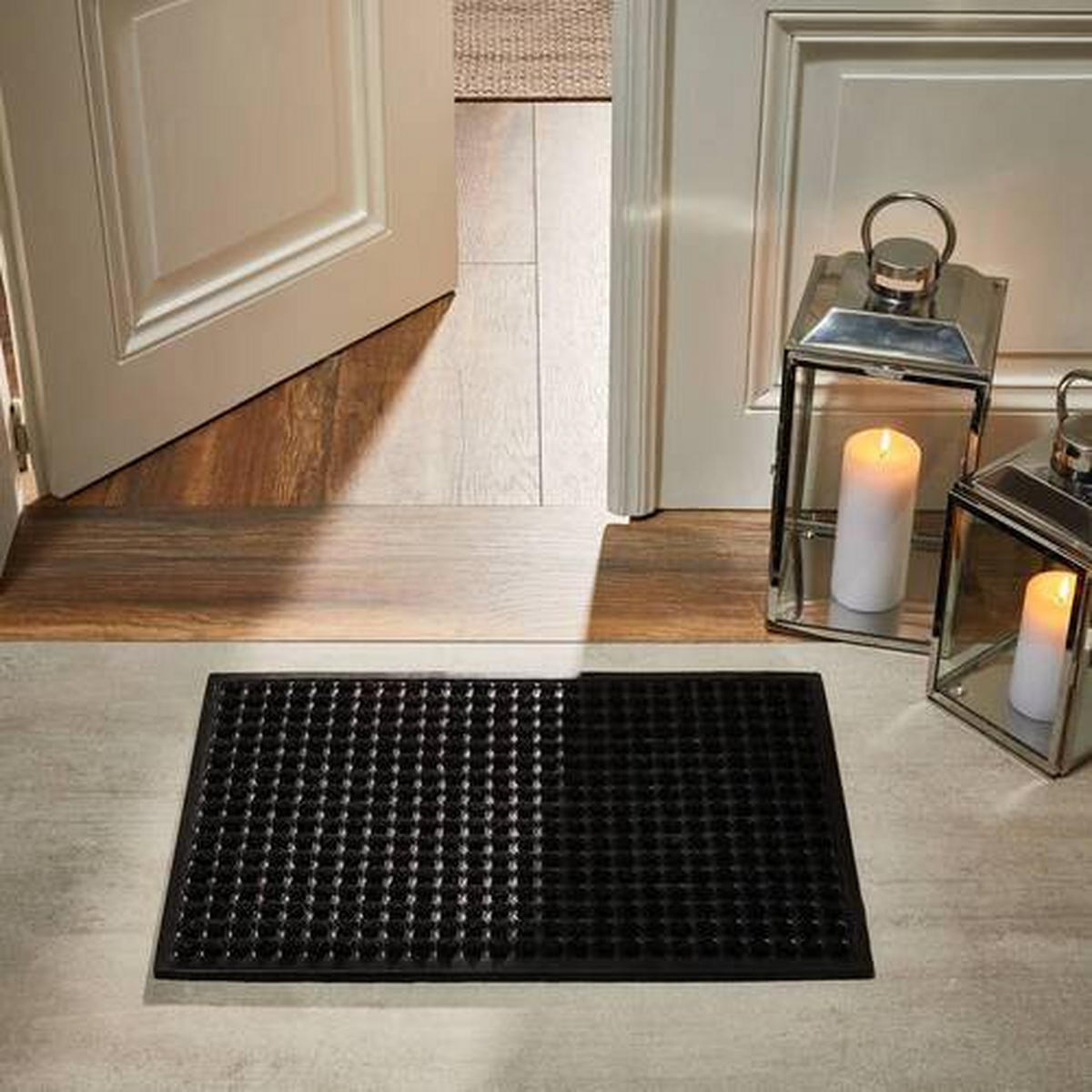 PREDPRAŽNIK  HOME     40/60 cm    taftano  črna  - črna, Konvencionalno, umetna masa/tekstil (40/60cm) - Esposa