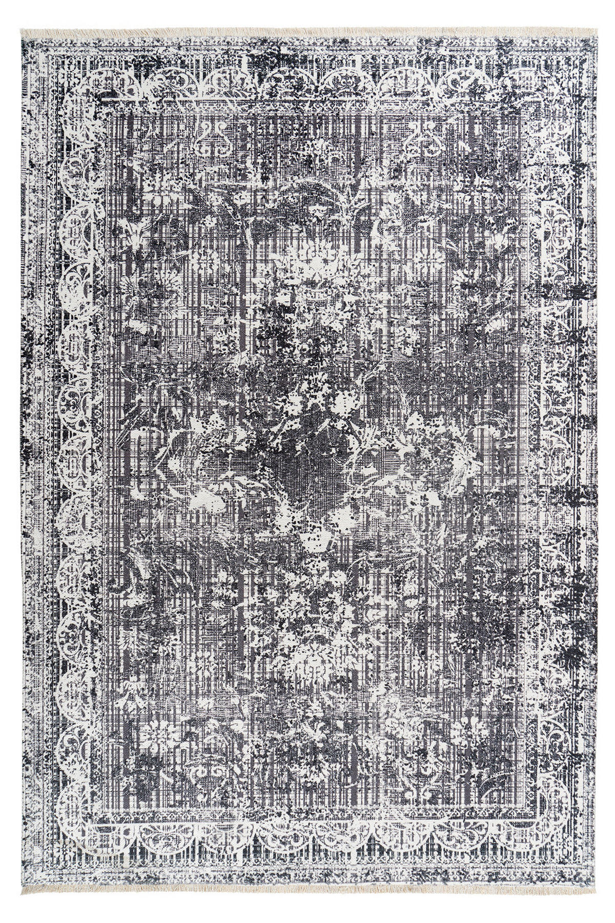 COVOR CU ȚESĂTURĂ PLATĂ My Valencia  - gri, Design, textil (200/290cm) - Novel