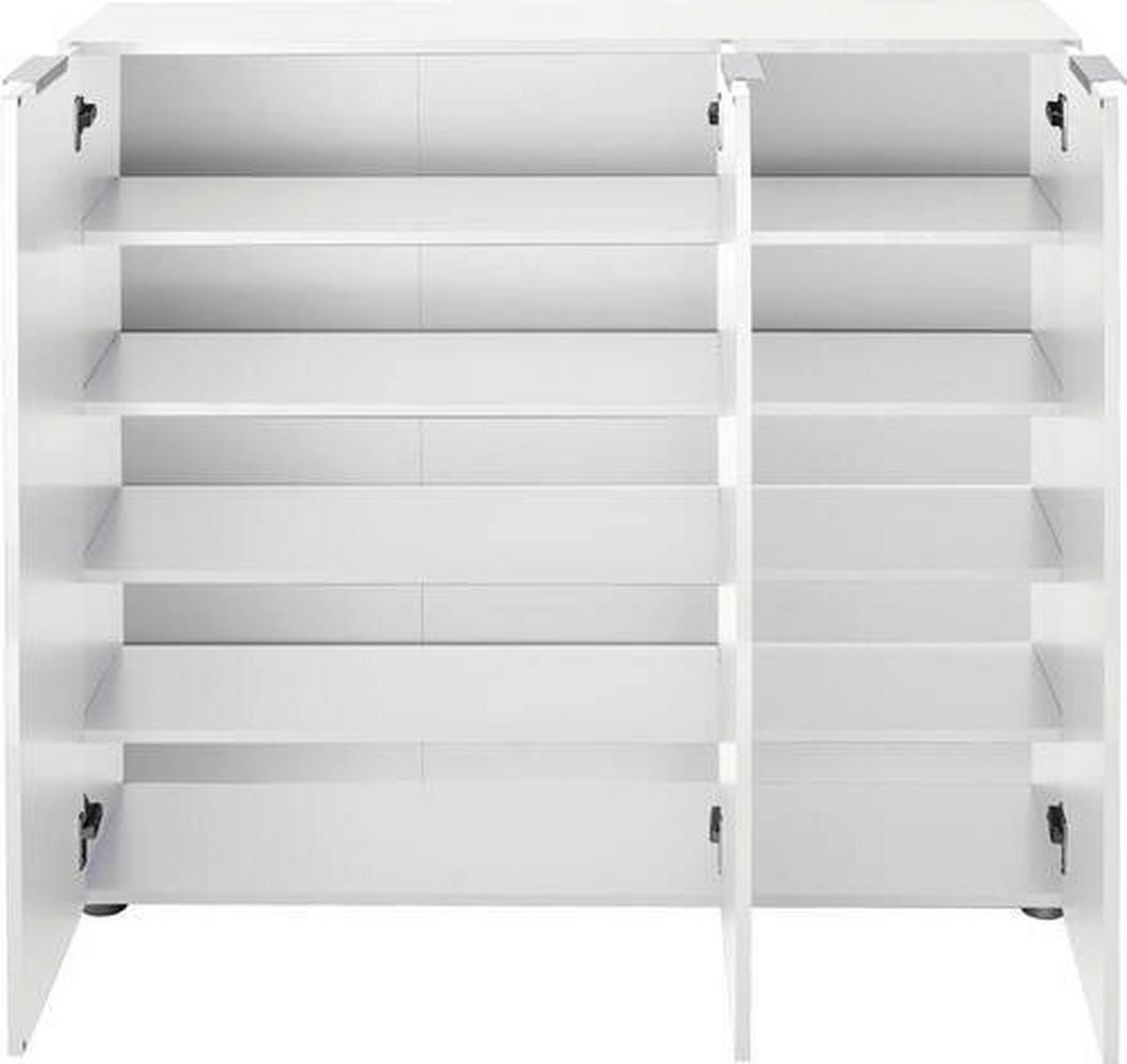 GARDEROBE 3-teilig  in 175/190/39 cm  - Weiss/Eichefarben, Design, Holzwerkstoff (175/190/39cm) - Carryhome