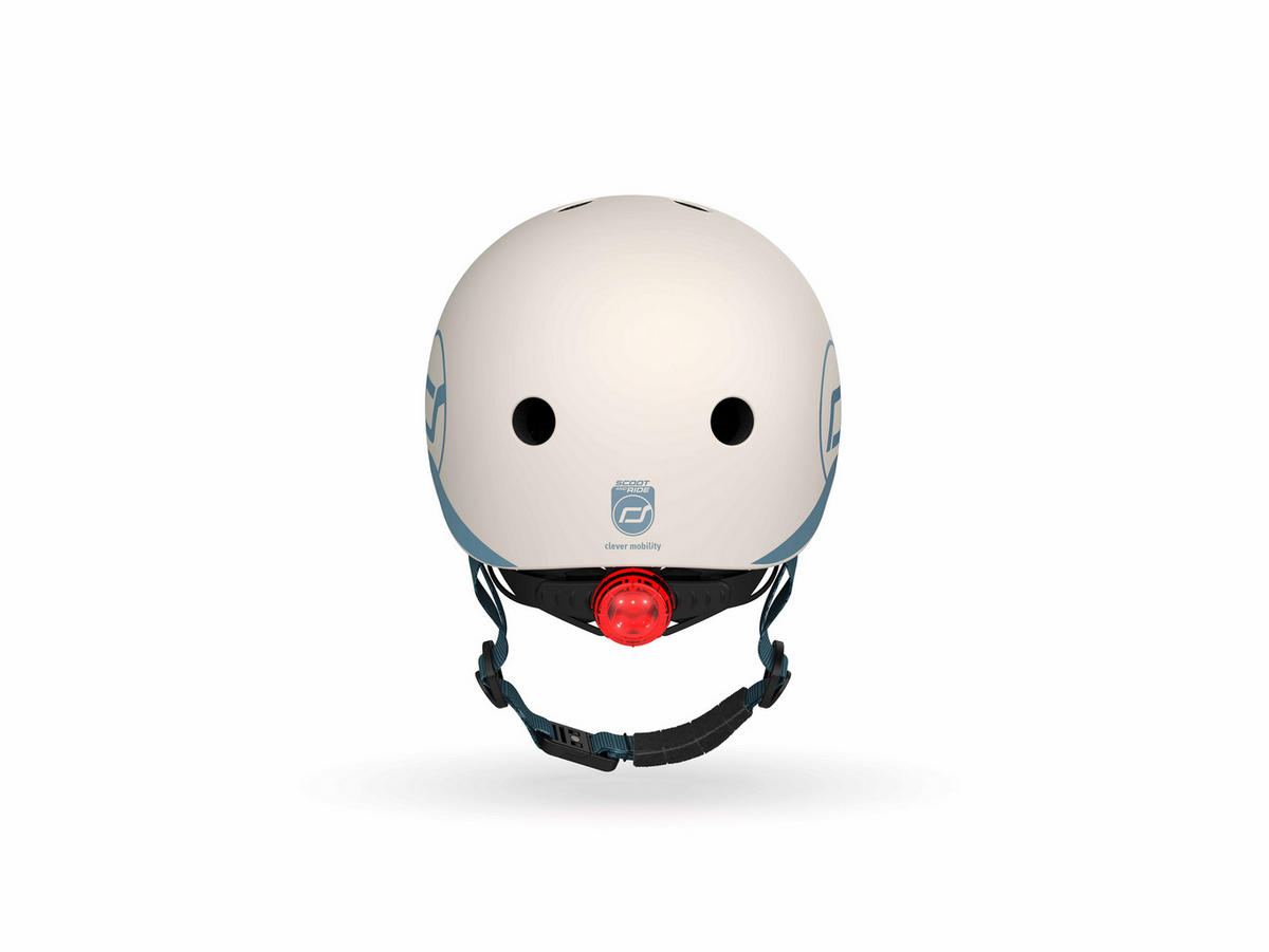 KINDERHELM XXS-S  - Blau/Hellgrau, Trend, Kunststoff/Textil (XXS-Snull) - Scoot and Ride