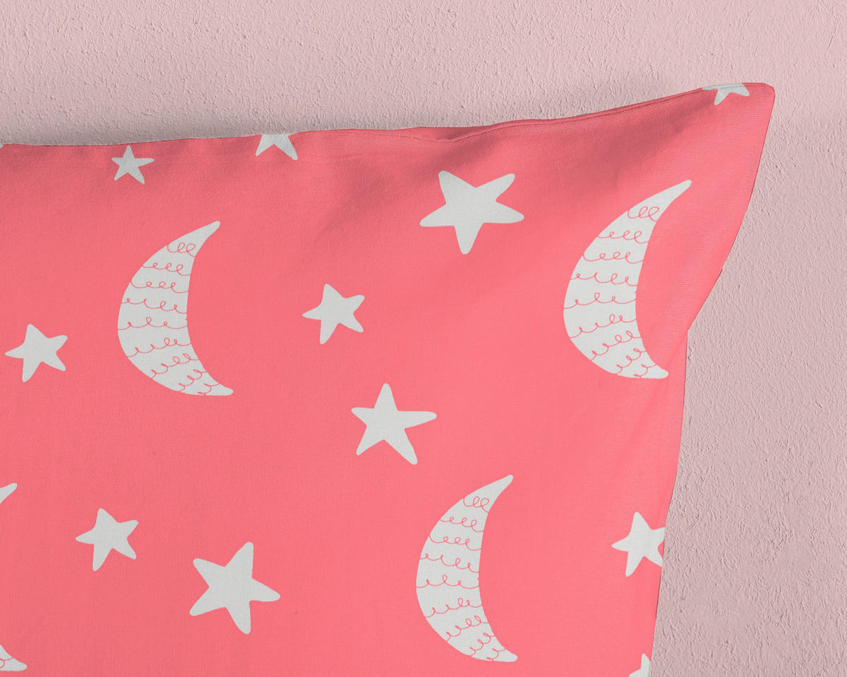 KINDERBETTWÄSCHE 140/200 cm  - Rosa, Trend, Textil (140/200cm)