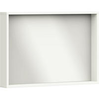 SPIEGEL 90/60/10 cm  - Weiss, Basics, Glas/Holzwerkstoff (90/60/10cm) - Cantus