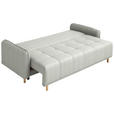 SCHLAFSOFA  in Chenille Naturfarben  - Buchefarben/Naturfarben, Design, Holz/Textil (217/97/101cm) - Carryhome