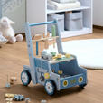 LAUFLERNWAGEN  - Blau/Hellgelb, Basics, Holz/Kunststoff (40/29,5/46cm) - My Baby Lou