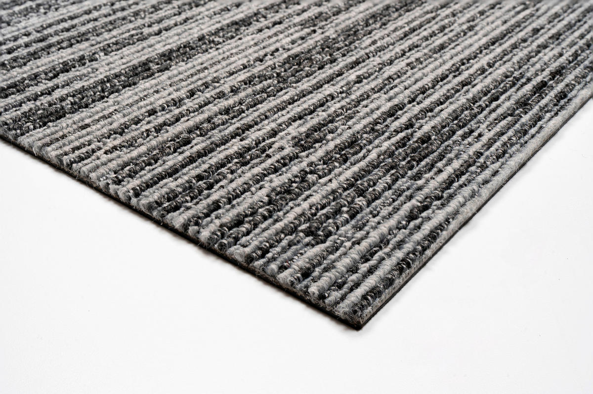 TEPPICHFLIESE 50/50 cm  in Grau  - Grau, Basics, Textil (50/50cm)